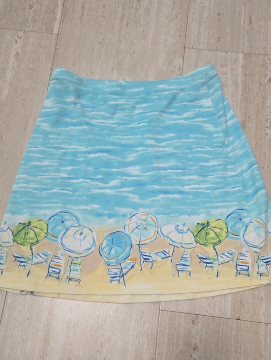 J. Jill Dresses & Skirts - J. Jill Ocean Print Skirt